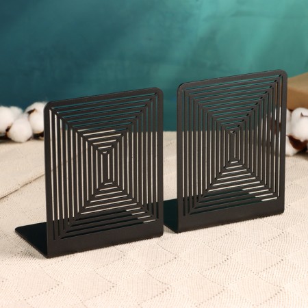 Holder-stand for the books "Labyrinth" set 2pcs, 9.2x12x15.4cm, black-2