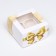 Packaging for 4 cupcakes with a window, Bant, 16 x 16 x 10 cm