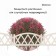 Decorative fence, 35 × 232 cm, 4 sections, plastic, white, Modern, Greengo