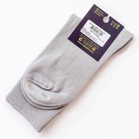 Male socks, size 29, light gray color-1