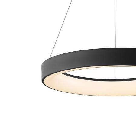 Suspended chandelier Mantra Niseko, Led, 2100lm, 3000-6000k, 500 mm, black color-1