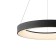 Suspended chandelier Mantra Niseko, Led, 2100lm, 3000-6000k, 500 mm, black color