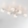 Ceiling Citilux “Virta” CL139260, 86x40x18.5 cm, 6x60W, E14, Gray color