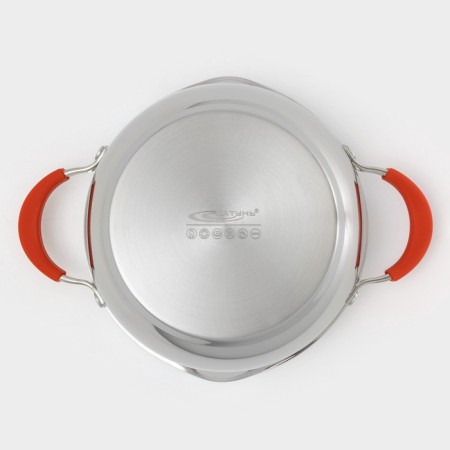 Aurora pan, 3 l, d = 20 cm, capsule, glass cover-6