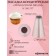 Konfinett confectionery nozzle "French star", d = 3.4 cm, output d = 1.4 cm, stainless steel