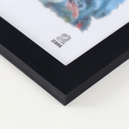 Photo frame MDF (108) 15x21 cm, black color-2
