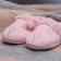 Women's slippers, size 39, pink color