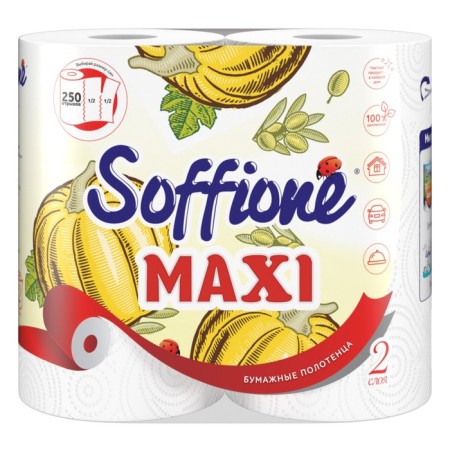 Paper towels Soffione Maxi, 2 layers, 2 rolls