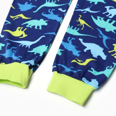 Pajamas for boys, the color is dark blue/dino, height 146-4