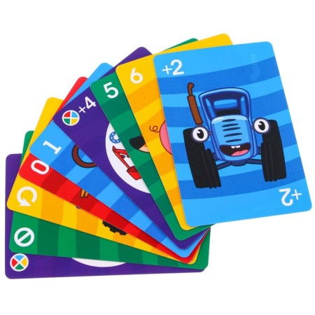 Card game "Umo Momento", Blue Tractor-2