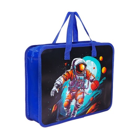 Folder with handles plastic, A4, astronaut