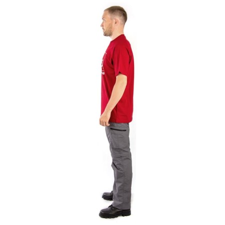 T-shirt Payer Travel Mob, Cotton, Bordeaux, Rr.-4