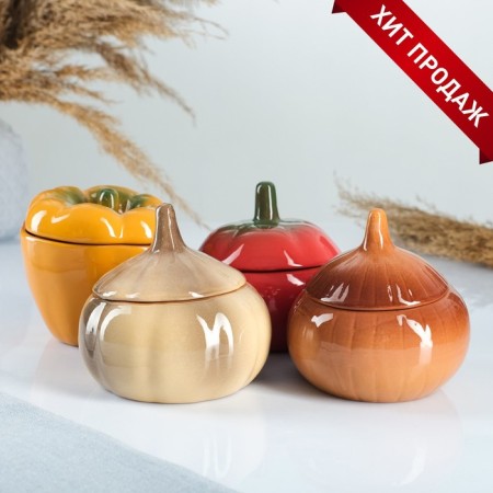 Set of pots "Fun family" 4x0.25l