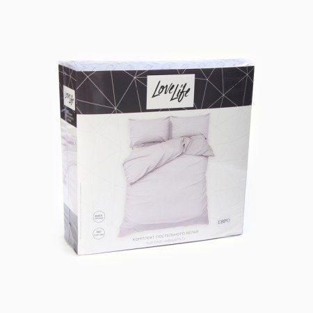 KPB Lovelife Tufting Duet "Square" 143*215cm-2pcs, 230*240cm, 50*70cm-2pcs, central-lilac-5