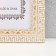 Photo frame Plastic format A4 "Greek patterns" gold on white 33.1x25 cm