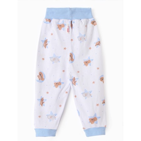 Clotteers with an open leg children's "dream", milk/blue color, height 80-3