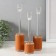 Summary metal, acrylic "reliability" d = 2.2 cm, set 3 pcs h = 27 cm, 24.5 cm, 23 cm