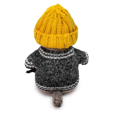 Soft toy "Basik in a knitted set", 19 cm-2