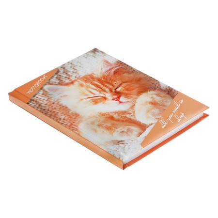 Notepad A6, 80 sheets in the Sonya cage, solid cover, offset unit-1