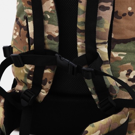 Tourist backpack, 40 l, lightning department, 3 outer pockets, huntsman, camouflage color-3