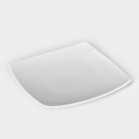 Square porcelain plate "Lucky", 19 × 19 cm
