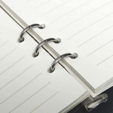 Organizer on the rings, A5 format, 92 sheets, line, knife, SoftShel cover cover-4
