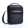 Male bag on lightning, long belt, black color