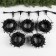 Garland "Clip-Light" 5 threads of 20 m, IP44, UMS, dark thread, 665 LED, white glow, flicker, 24 V