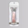 Pedicator's nippers, 8 cm, silver/pink gold color