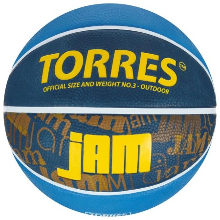 Basketball ball Torres Jam, B02043, rubber, glued, 8 panels, p. 3-5