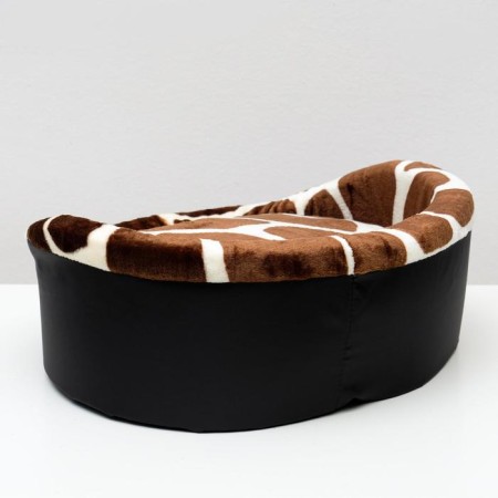 Lynchik "Oxford" No. 2, with fur, 46 x 36 x 15 cm Mix flowers-13