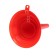 Fasting funnels, red 4 items, 115 mm, 95 mm, 65 mm, 50 mm