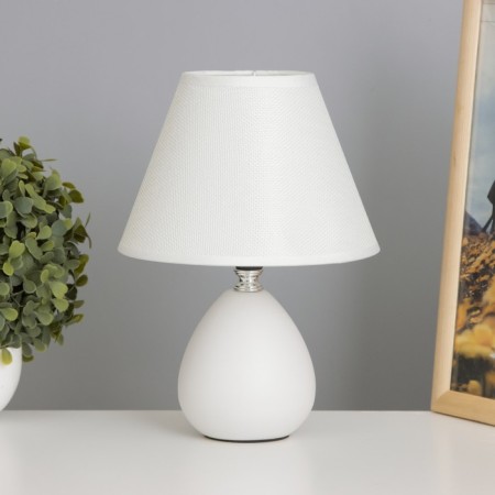 Table lamp "Marquise" 1x40W E14 white 18.5x18.5x27cm