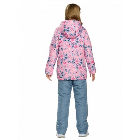 Jacket for girls, height 134 cm, pink color-3