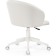 Computer chair Plastic Plastic/Ecokozha, White/White 59x60x78 cm