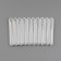 Knitting hook, with interchangeable heads, 10 pcs, D = 0.5 - 2.75 mm, 11.5 cm, color mix
