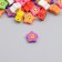 A set of beads made of polymer clay "Astra" 10 mm, 20 grams, stars-smokes