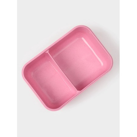 Lunch-Boxing Plastic Dolyana "Flamingo", 22 × 16 × 7.5 cm, 2 compartments, fork, spoon, color mix-4