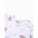 Body children's with short sleeve "Dream", Milk/Blue color, height 62