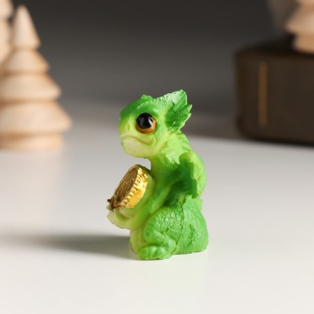 Souvenir Polystone "Forest Drafle with Gold" MIX 2.5x2.5x4 cm-5