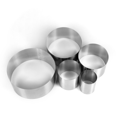 A set of baking forms and calculation "Circle", D-30, H-12 cm, 5 pcs-1