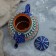 Rishtan ceramics "Patterns", 1600 ml, blue mix