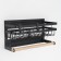 Shelf on magnet, 4 hooks, black color