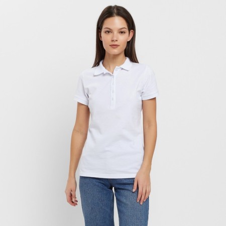 T-shirt (Polo) Women's Minaku Regular Fit: White Color, Rr. 48