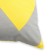 Pillowcase "Ethel" yellow Chevron 50x70, Poplin