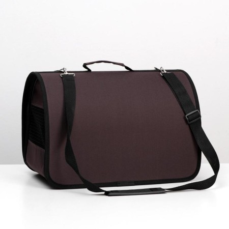 Bag - Animal carrying, 2 entrances, 40 x 25 x 28 cm, brown-2