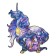 Wooden puzzle "Unicorn", size S - 17.9 × 21.8 cm, 100 parts
