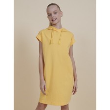 Dress for girls, height 104 cm, yellow color