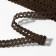 Decorative braid “Sanding clock”, 14 mm, 10 ± 1 m, brown color