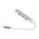 Type-C Langer (Hub), 4 ports, cable 10 cm, silver